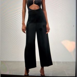 Zara Mid Waste Culottes with wide leg, Tie Front